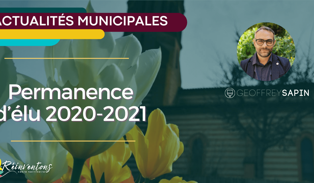 Permanence d&rsquo;élu 2020-2021