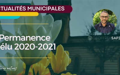 Permanence d&rsquo;élu 2020-2021