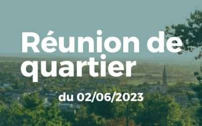 Réunions de quartier 2023 :  Luché et Moulins