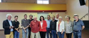 Grisolles réunion publique de Sylvia Pinel avec Geoffrey Sapin