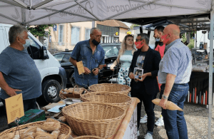 Marché de Verdun sur Garonne pour les élections régionales 2021