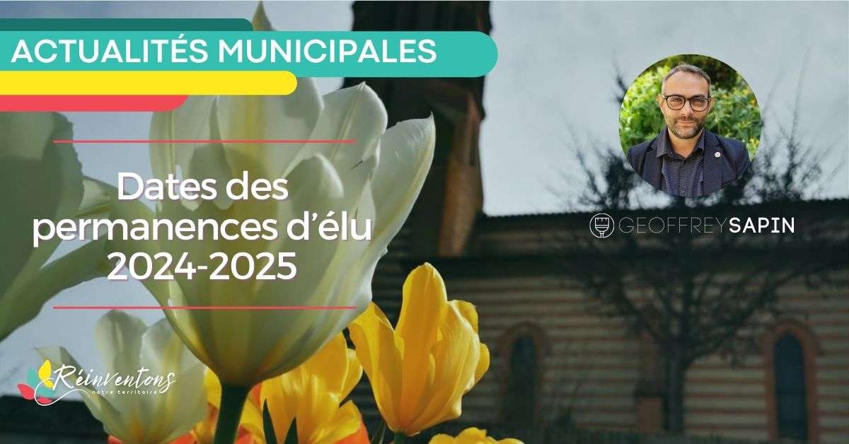 Date des permanences d'élu 2024-2025