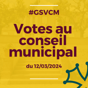 Votes au Conseil municipal de Grisolles du 12 03 2024