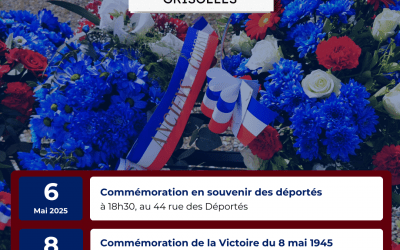 Commémorations du 6 et 8 mai à Grisolles 2025